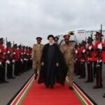 شلیک ۲۱ گلوله توپ به افتخار هیات ایرانی در کنیا / 21 تیر 1402