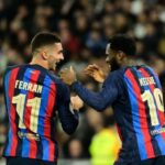 بارسلونا توانست با برتری برابر رئال مادرید یک گام دیگر به قهرمانی در جام حذفی نزدیکتر شود/ 12 اسفند 1401