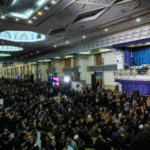 وداع با شهدای خدمت در مصلای امام خمینی /