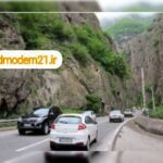 باران شدید در کندوان / احتمال سقوط سنگ / 10 خرداد 1402