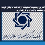 آخرین وضعیت تسهیلات ارائه شده به بخش تولید و صنعت و ازدواج و فرزندآوری