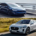 جگوار I-Pace در مقابل تسلا مدل X: کدام خودروی برقی مناسب است؟  + تصاویر