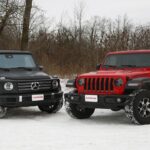 مرسدس G کلاس در مقابل جیپ رنگلر: نبرد خودرو‌های آفرود + تصاویر