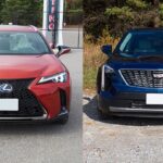 مقایسه لکسوس UX با کادیلاک XT۴