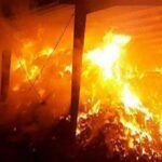 ۱۵ باب مغازه لوازم خانگی طعمه حریق شد