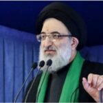 حجت الاسلام حسینی همدانی , امام جمعه کرج  << احیای امر به معروف و نهی  از منکر هدف اصلی قیام امام حسین (ع)  است >>