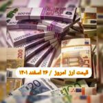 قیمت دلار ۲۶ اسفند ۱۴۰۱ | قیمت روز دلار و نرخ ارز امروز جمعه ۱۴۰۱/۱۲/۲۶
