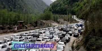 قفل شدن جادههای شمال؛ ترافیک سنگین در چالوس، هراز و آزادراه تهران–شمال