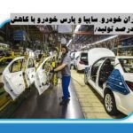 ایران خودرو، سایپا و پارس خودرو و کاهش ۴ درصدی تولید / 11 آذر 1403