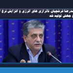 احمدرضا فرشچیان: ناترازی های انرژی و افزایش نرخ ارز مانع جهش تولید شد