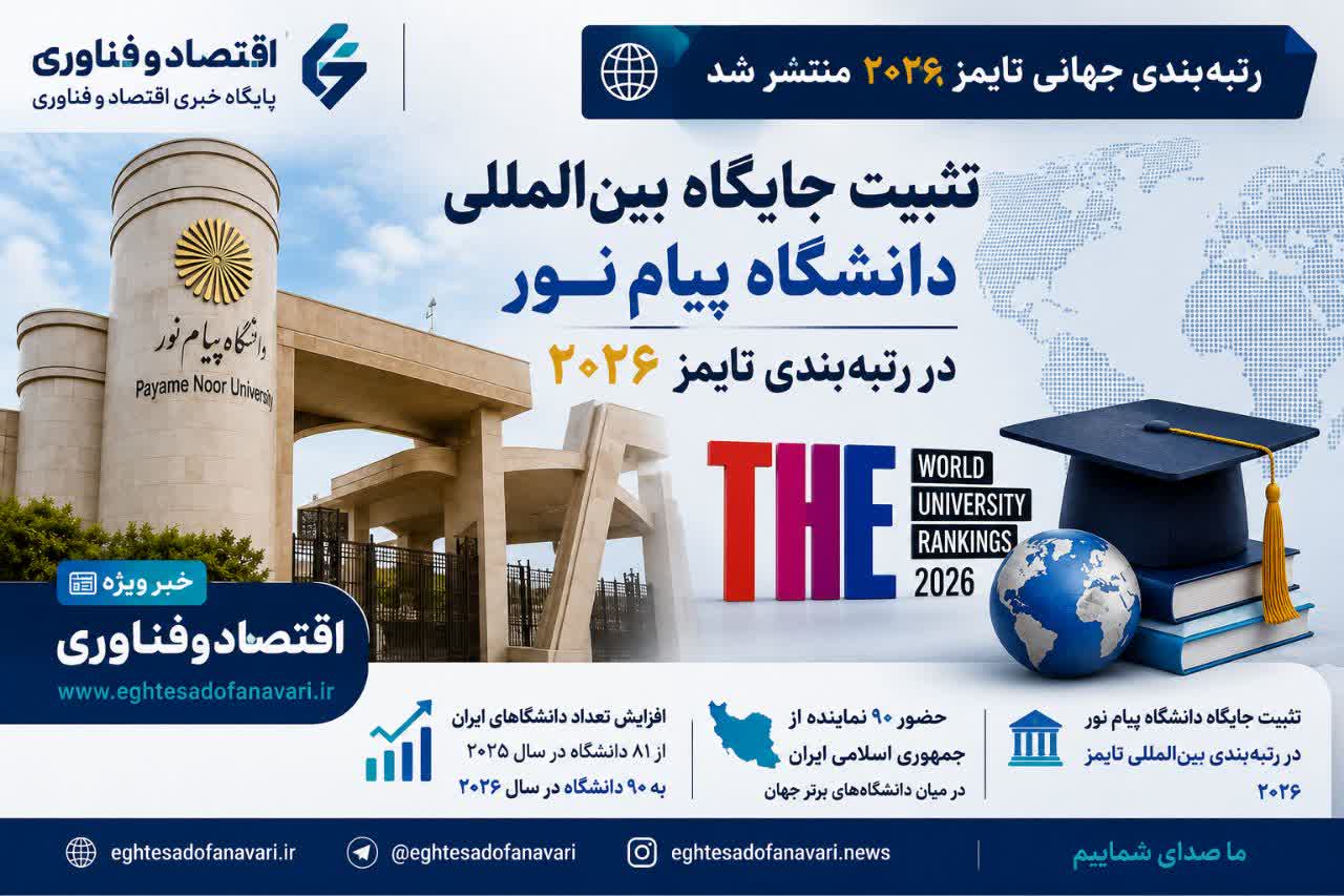دانشگاه پیام‌نور جایگاه بین‌المللی خود را در رتبه‌بندی تایمز ۲۰۲۶ تثبیت کرد / حضور ۹۰ دانشگاه ایرانی در جمع برترین‌های جهان
